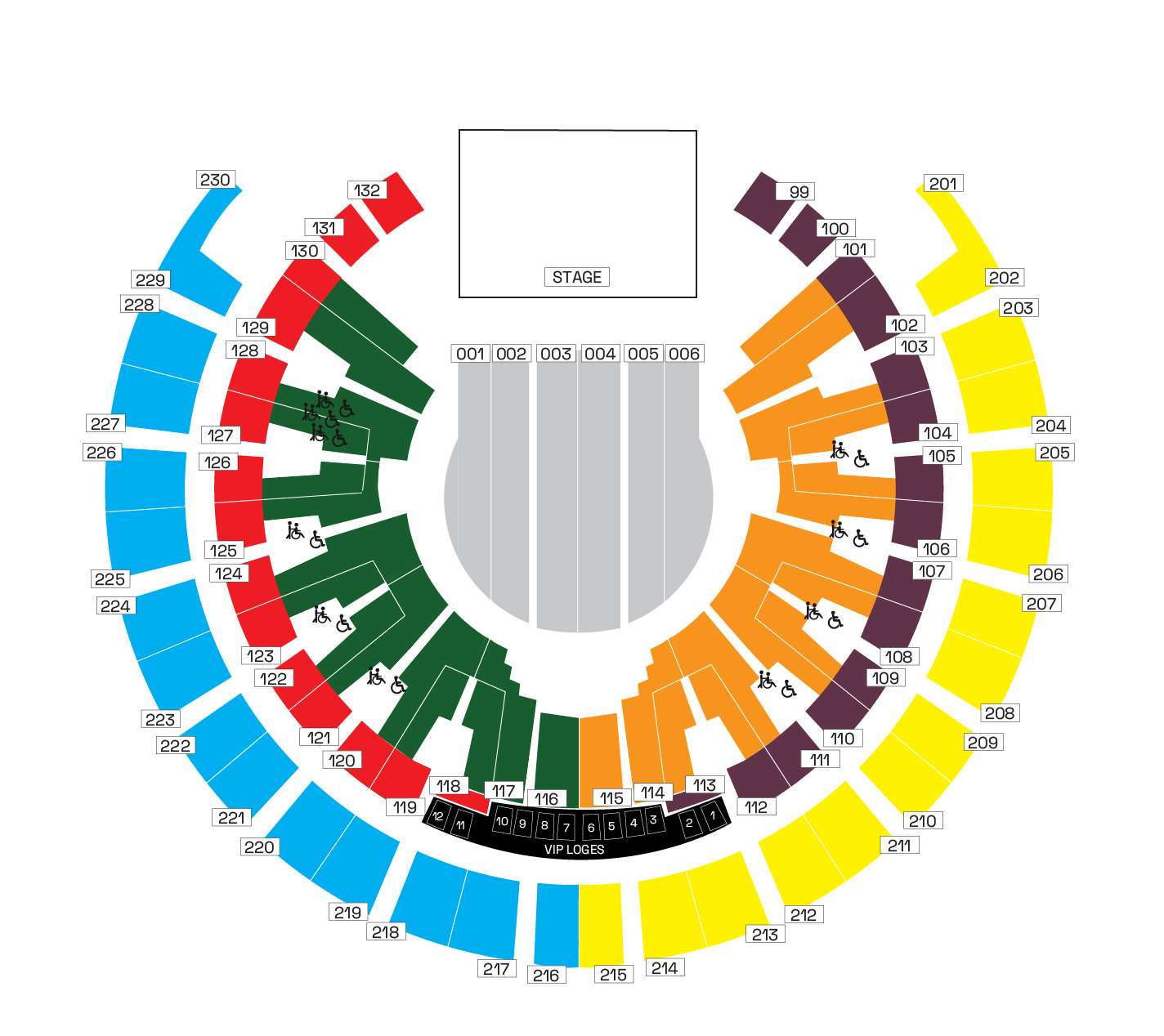 Nats Stadium Seating Plan | Elcho Table